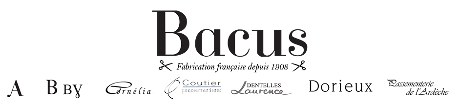 Broderies Bacus : passementerie depuis 1908, prêt à porter, décoration.