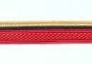 Black red and gold military braid