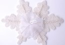 Snowflake design, balls, beads and tulle