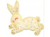 Rabbit design, beads and spangles