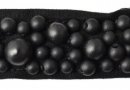 Beads Braid, black balls