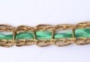 Gold and green Braid