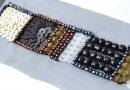 Geometrical beads braid and spangles