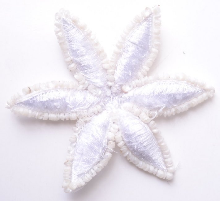 Star design, beads outline 9cm