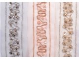Embroidered braid, pearls