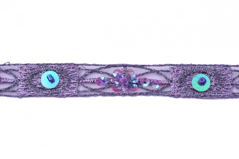 Purple Beads braid